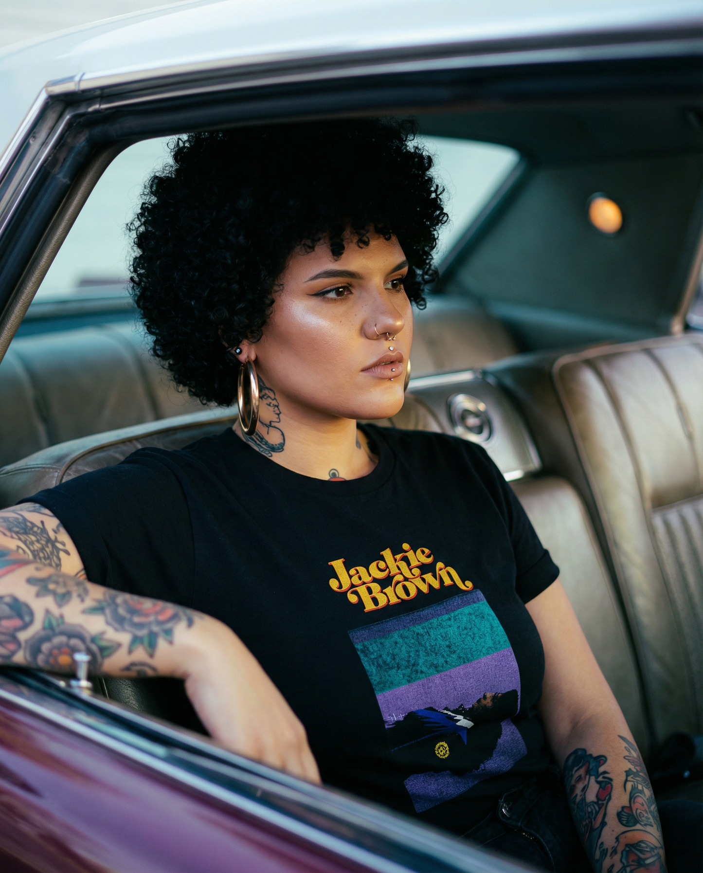 Jackie Brown Pam Grier Tarantino film Tshirt