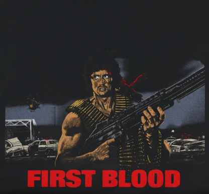 RAMBO First Blood - Unisex Three-Quarter Sleeve Raglan Shirt