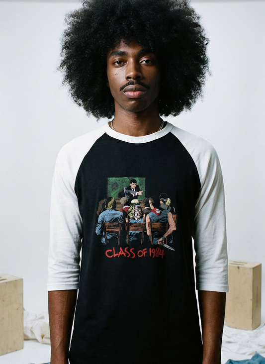 Class of 1984 — Unisex Three-Quarter Sleeve Raglan Shirt