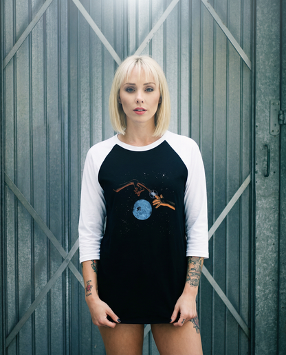 ET The Extra Terrestrial - Unisex Three-Quarter Sleeve Raglan Shirt