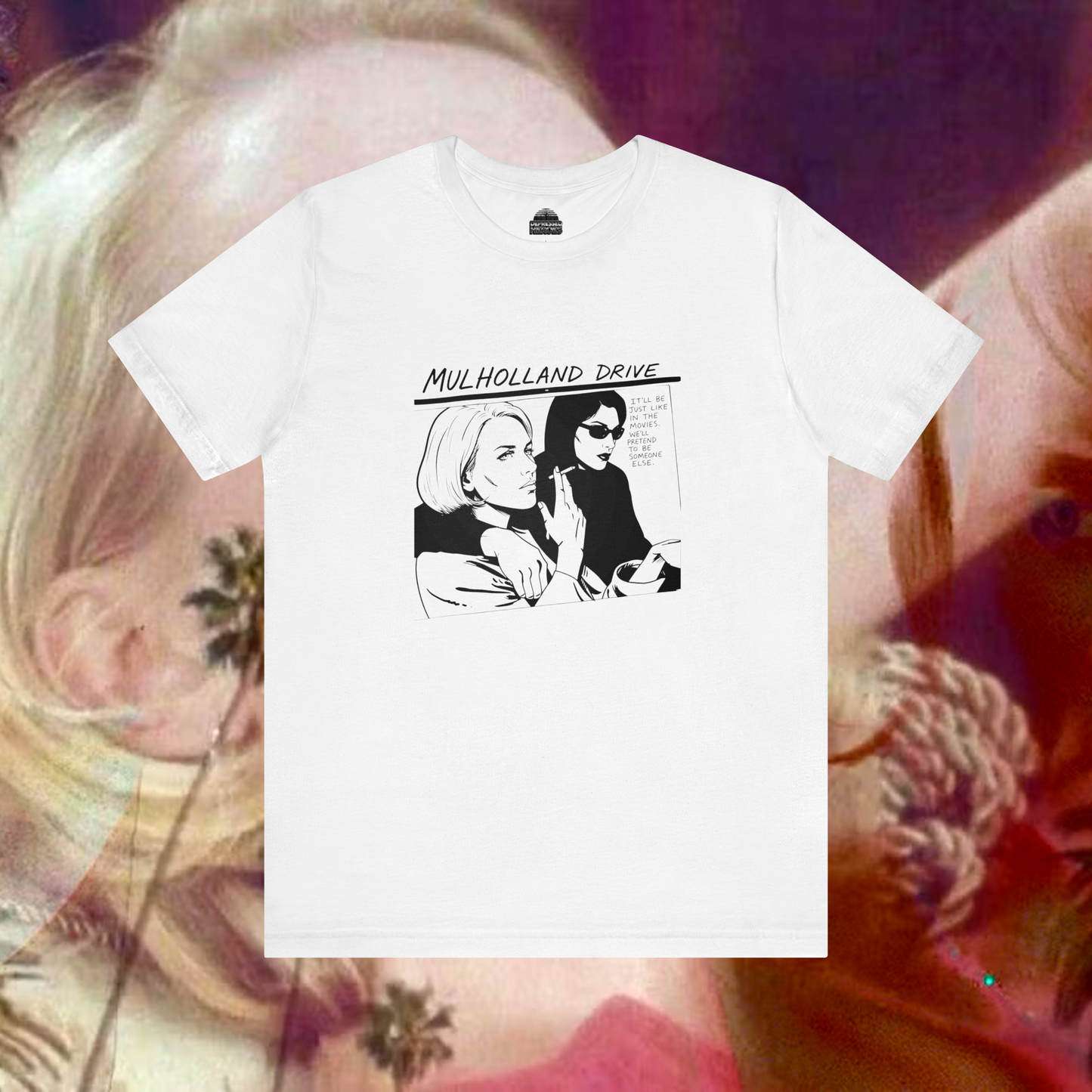 Mulholland Drive Sonic Youth Goo Mashup T-Shirt Lynch Album Cover Crossover Tee