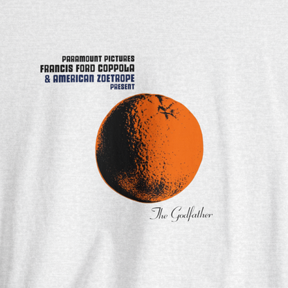 The Godfather Orange Parody Shirt, Velvet Underground Mashup Tee,  Funny Movie Music Fan Gift, Retro Film Art Graphic T-Shirt