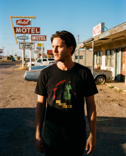 Snake Plissken Be Nice Escape from New York NSFW t-shirt