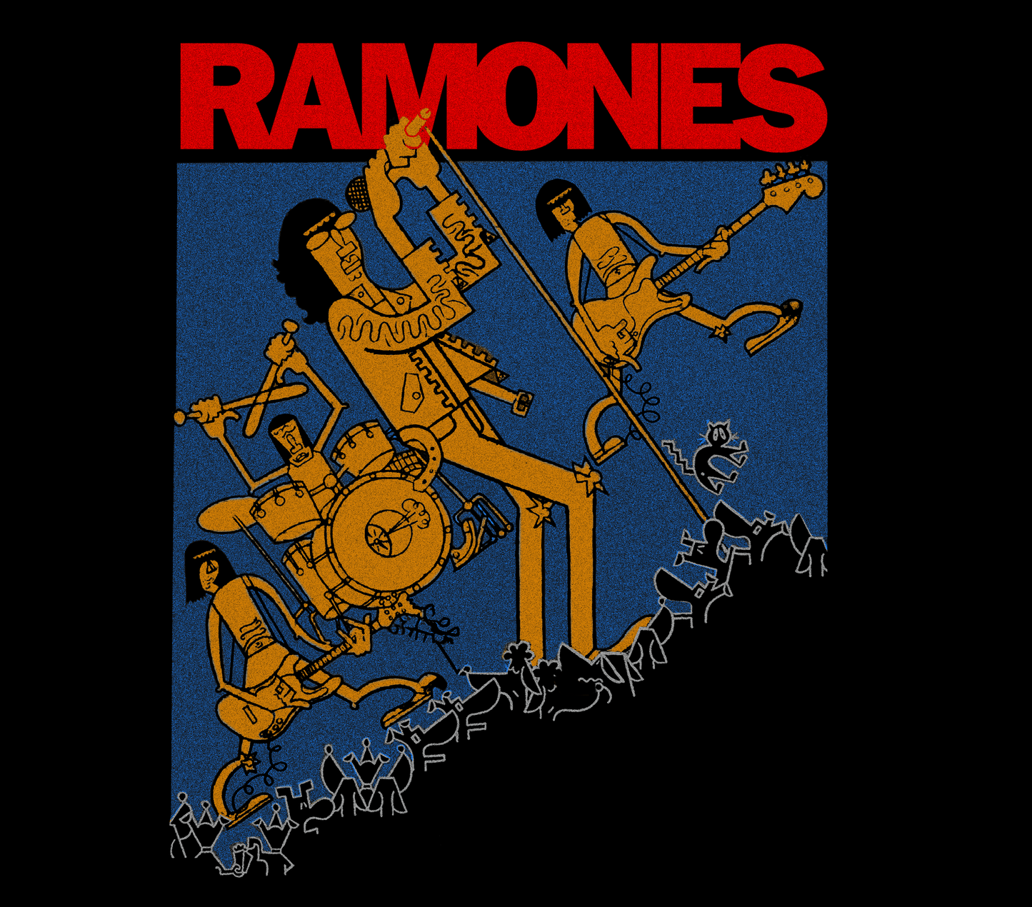 Ramones Vintage Australian Tour flyer 1983 T-Shirt