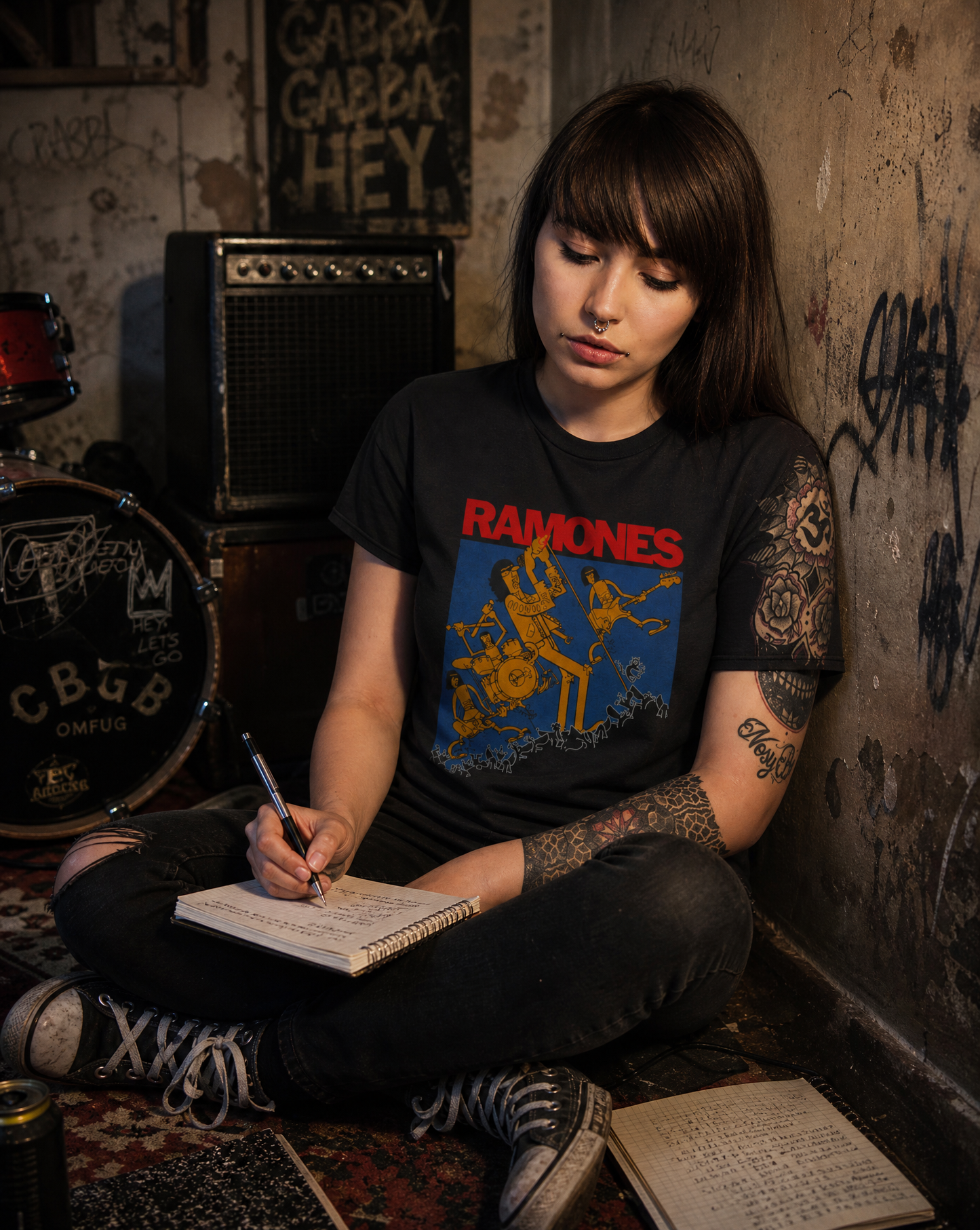 Ramones Vintage Australian Tour flyer 1983 T-Shirt