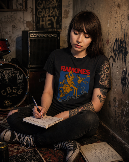 Ramones Vintage Australian Tour flyer 1983 T-Shirt