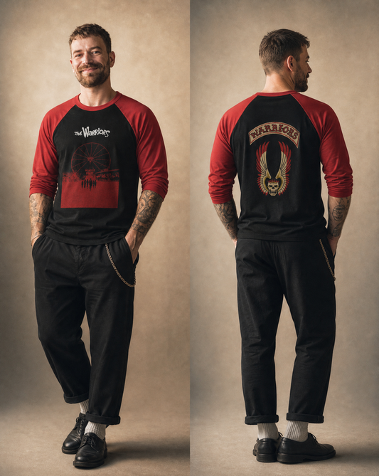 The Warriors double sided 3/4 sleeve raglan T-Shirt