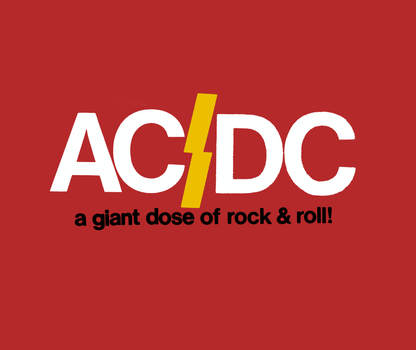 AC/DC vintage style double sided T-Shirt