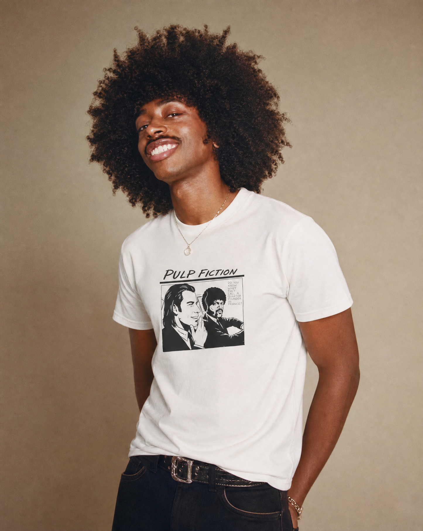Pulp Fiction meets Sonic Youth mash up T-Shirt | Tarantino