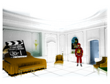 2001 A Space Odyssey Scene 680 Take 1 White Room Astronaut T-Shirt