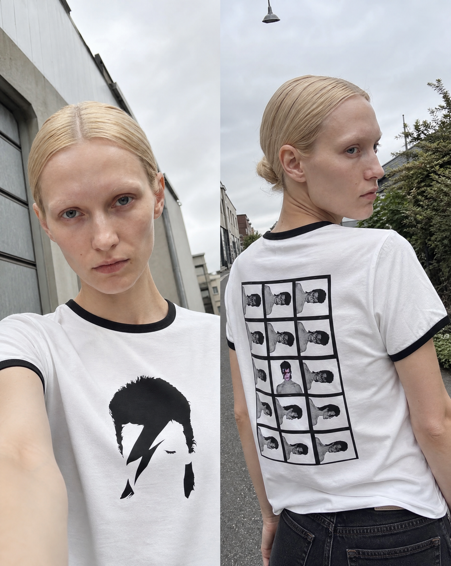 David Bowie 70's era double sided ringer T-Shirt