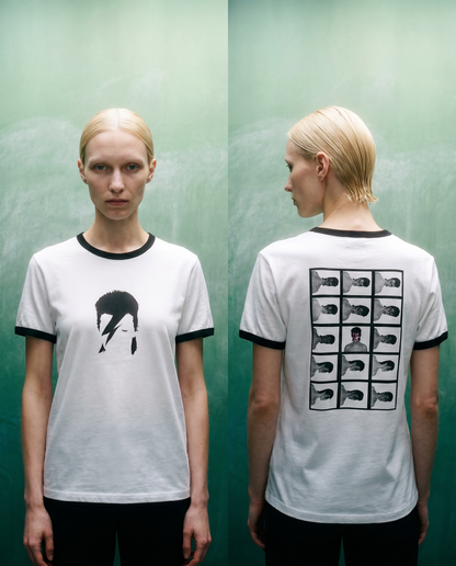David Bowie 70's era double sided ringer T-Shirt