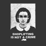 Winona Ryder Shoplifting Is Not A Crime Vintage 3/4 t-shirt