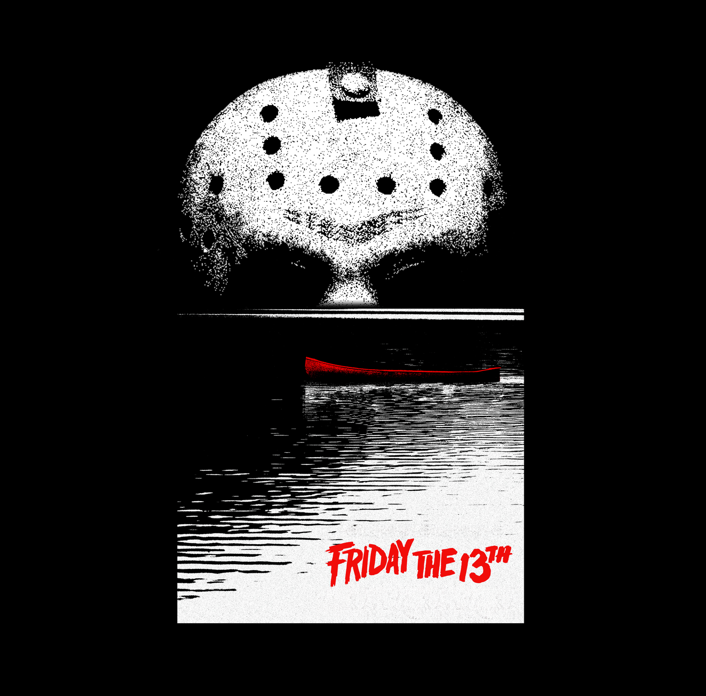 Friday the 13th Jason Mask T-Shirt | Horror Camp Crystal Lake