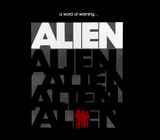 ALIEN typographic repeat T-shirt | 1979 film sci-fi graphic tee