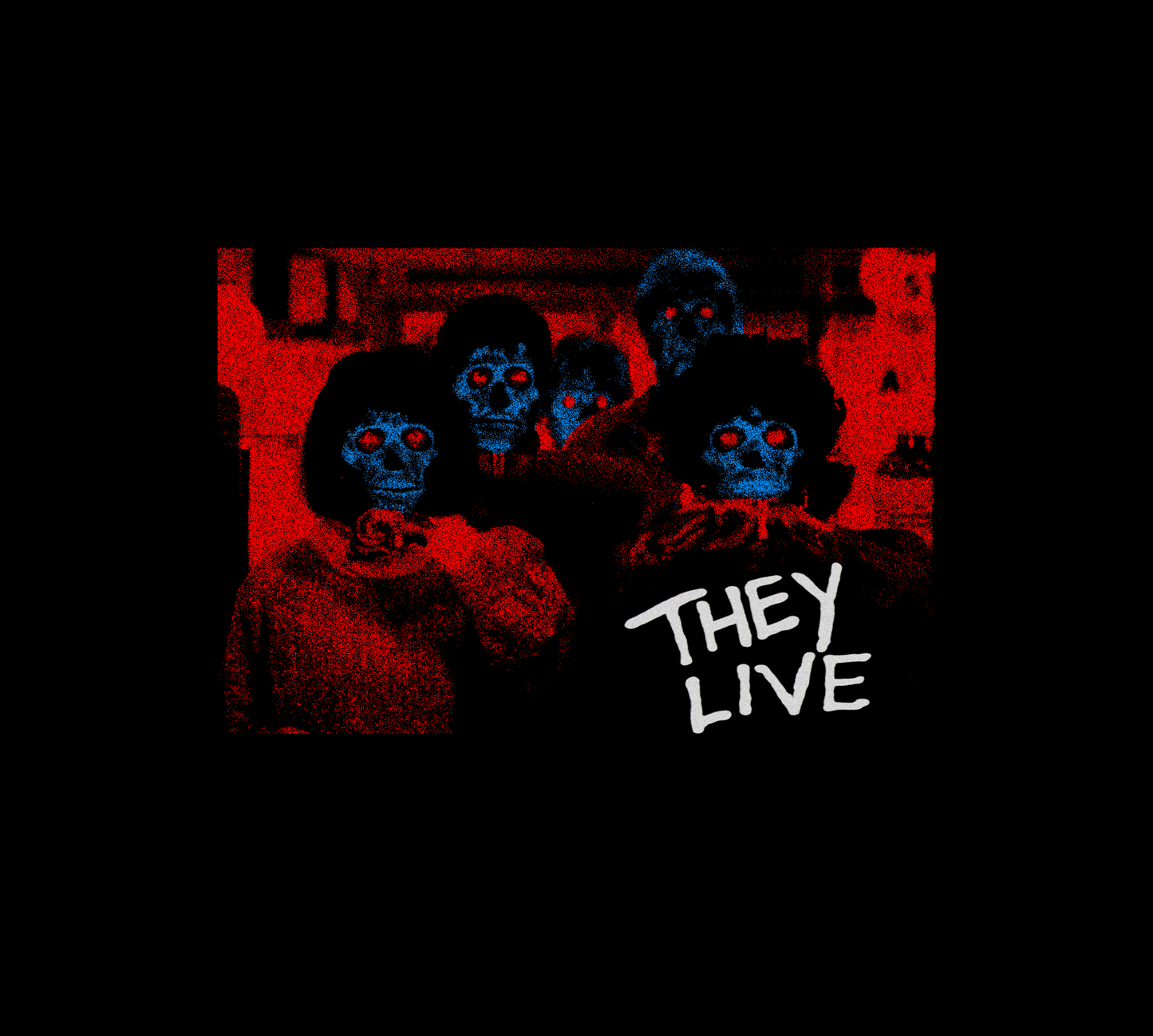 John Carpenter's They Live Aliens Conspire pop art T-Shirt