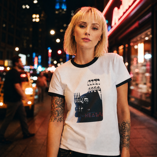 HEAT Michael Mann DeNiro Pacino  ringer T‑Shirt