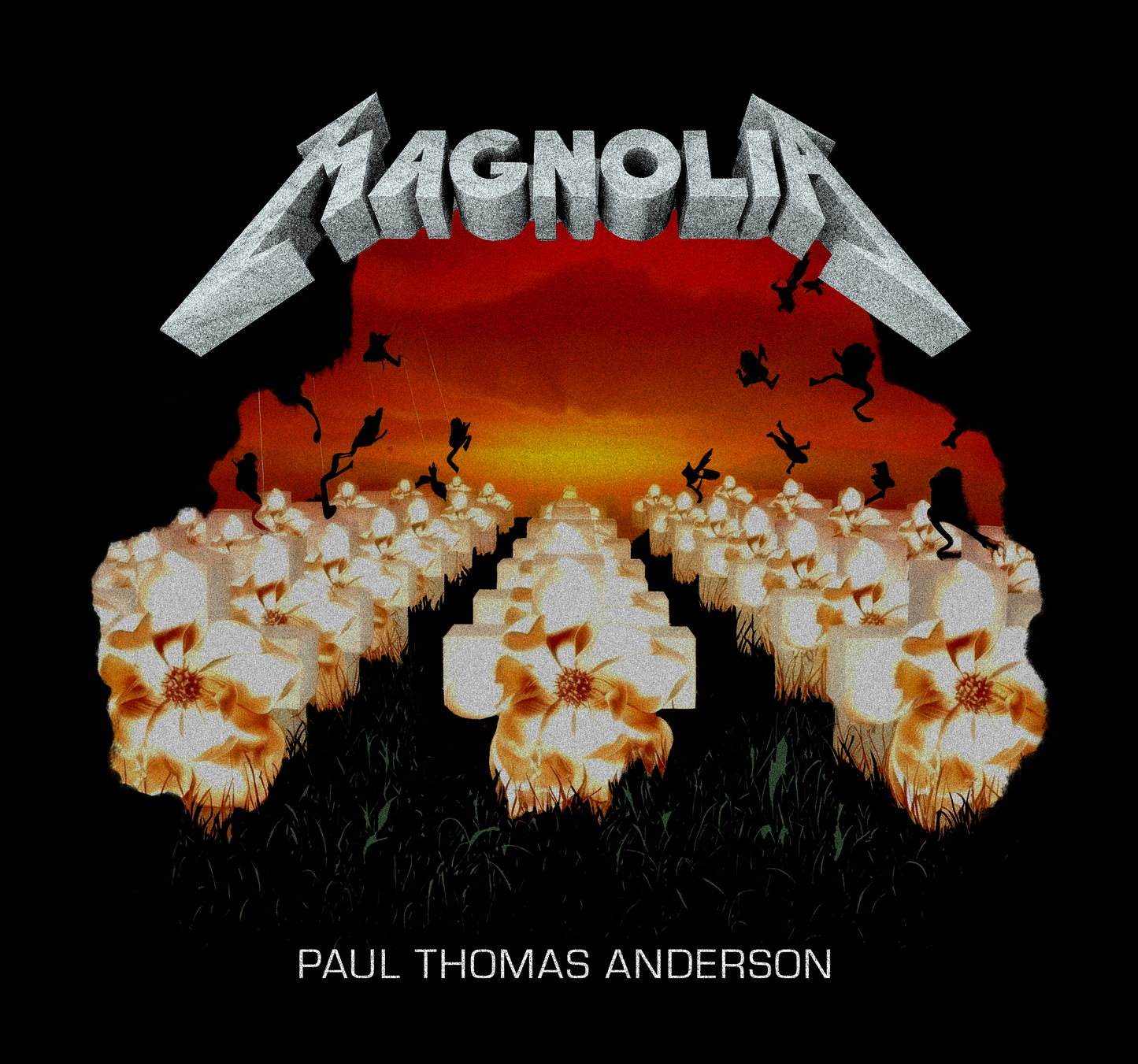 Metallica meets Magnolia Album Art Mash Up Tee