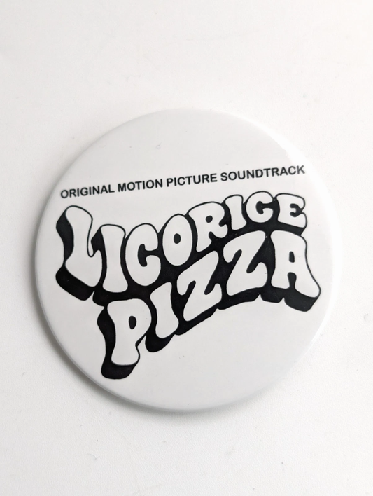 Licorice Pizza Soundtrack PT Anderson promo button