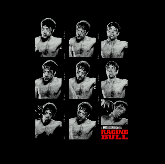 Raging Bull behind the scenes contact sheet Scorsese DeNiro T-Shirt