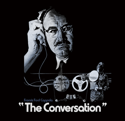 The Conversation Gene Hackman Francis Ford Coppola film t-shirt