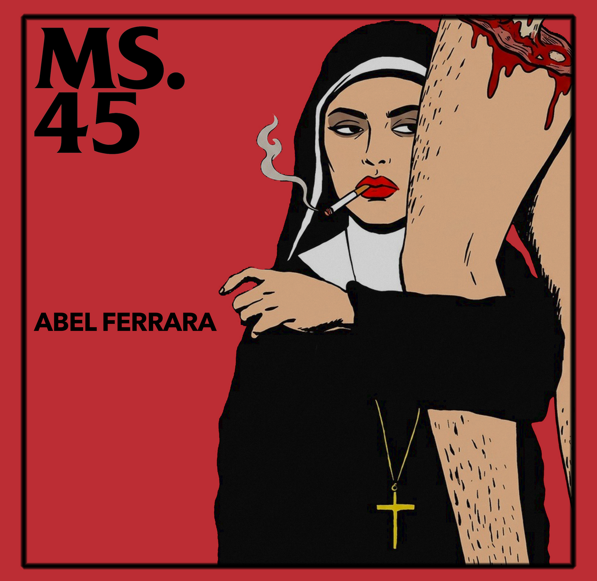 Ms. 45 meets Black Flag music film mash up T-Shirt
