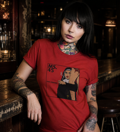 Ms. 45 meets Black Flag music film mash up T-Shirt