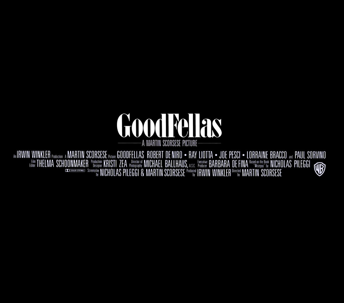 GoodFellas billing block film T-Shirt