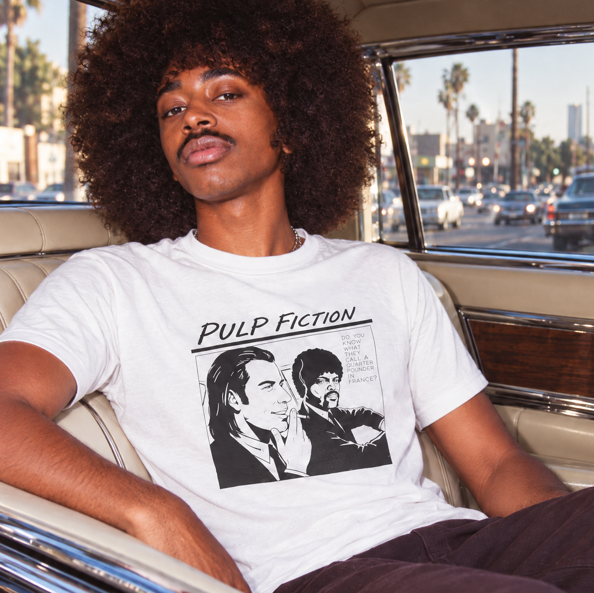 Pulp Fiction meets Sonic Youth mash up T-Shirt | Tarantino