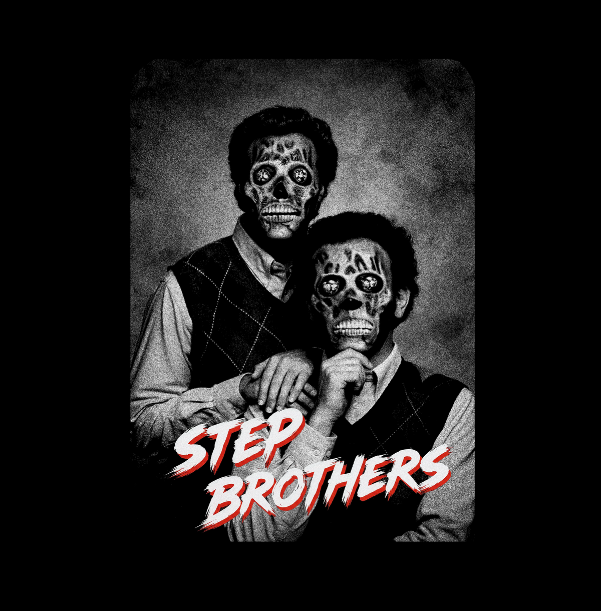 Step Brothers meets They Live mashup T-Shirt