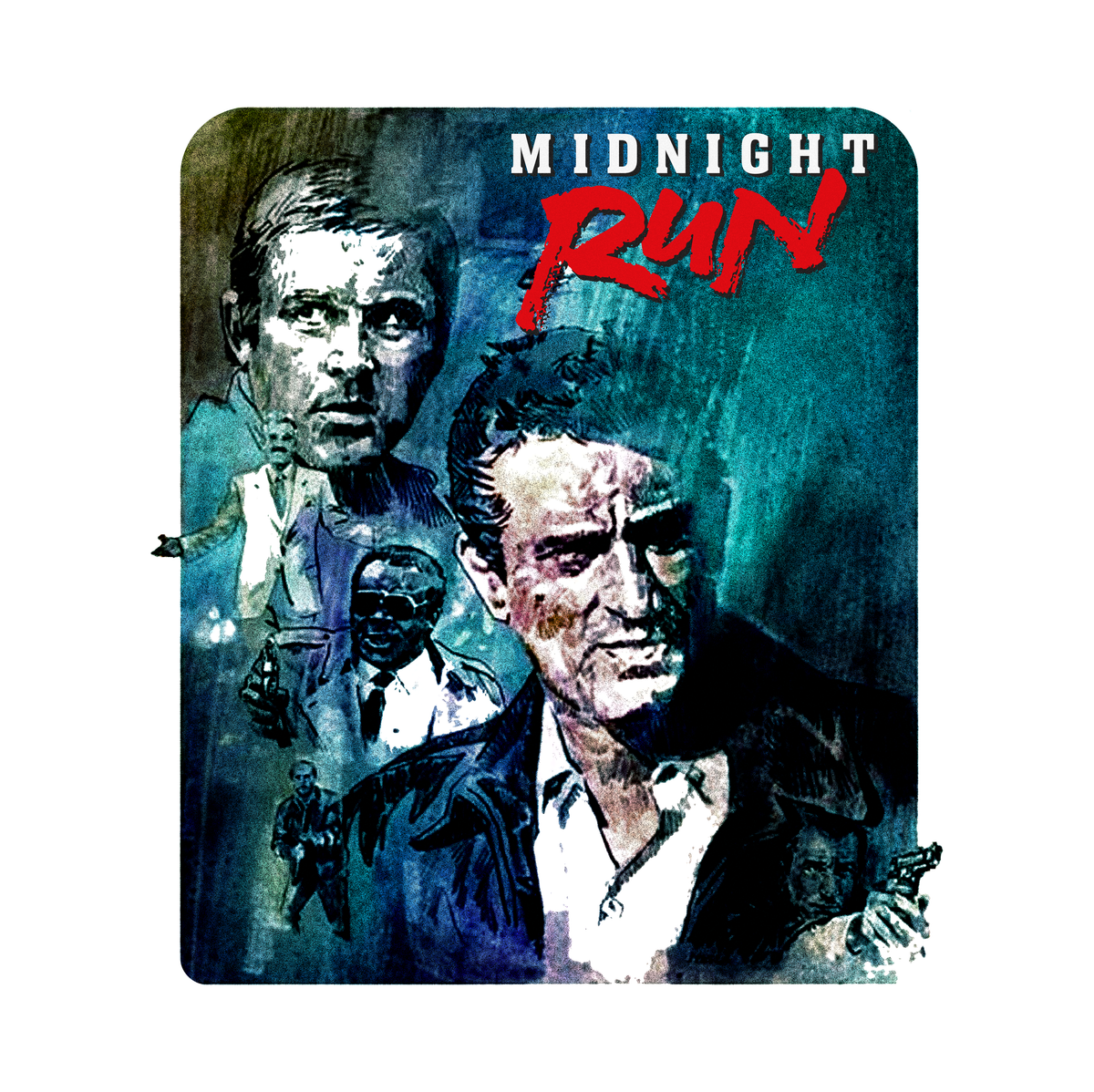 Midnight Run black ringer T-Shirt