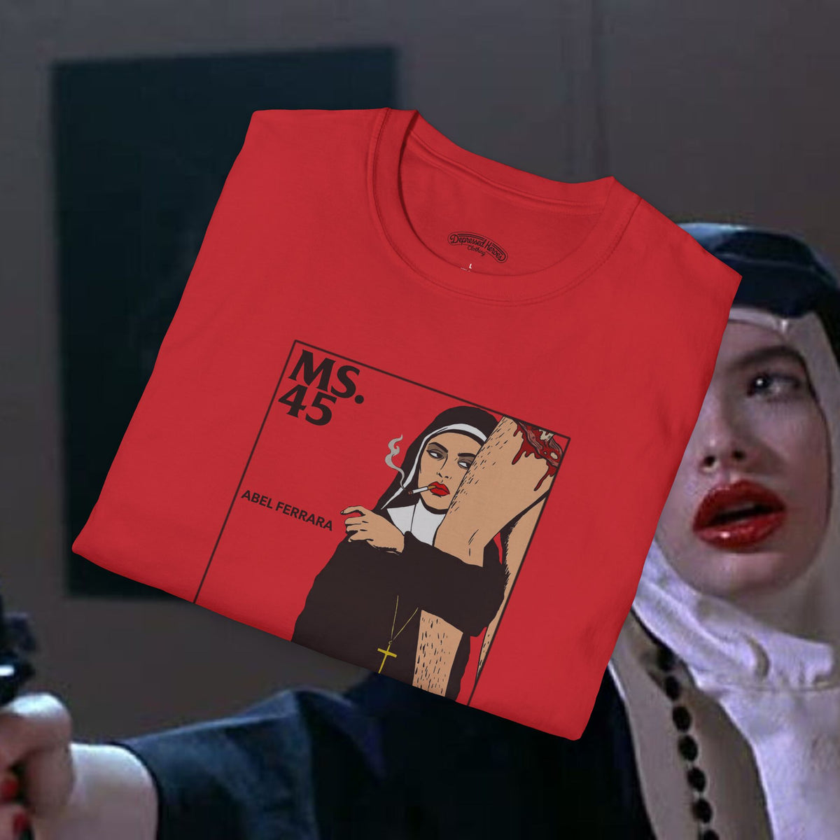 Ms. 45 meets Black Flag music film mash up T-Shirt