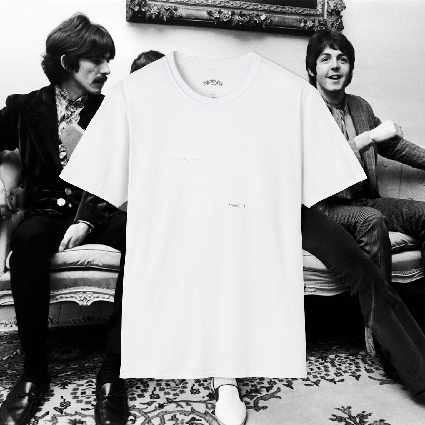 The White Album A0000001 minimalist t-shirt