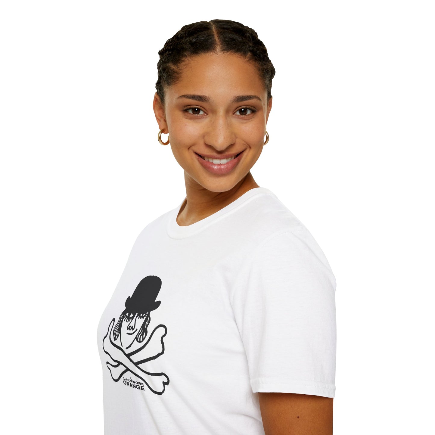 Clockwork Orange Skull and Crossbones vintage design  T-Shirt