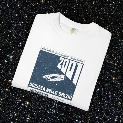 2001: A Space Odyssey Poster T-Shirt | Vintage 1968 Italian Film Art