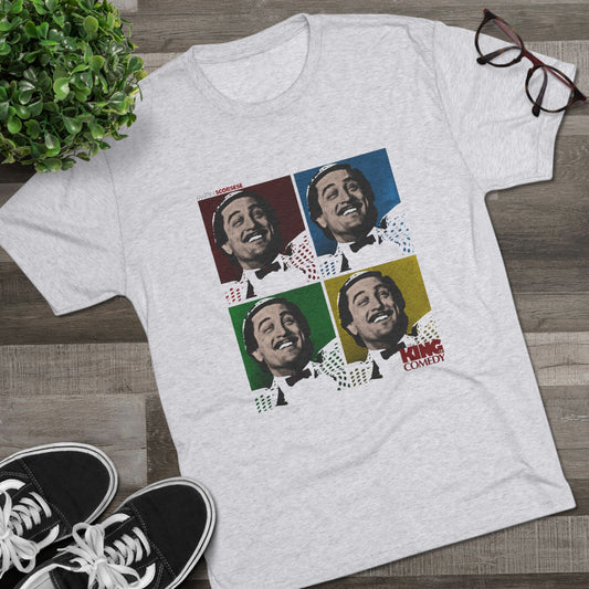 The King of Comedy Robert Deniro french film poster tri-blend soft T-Shirt