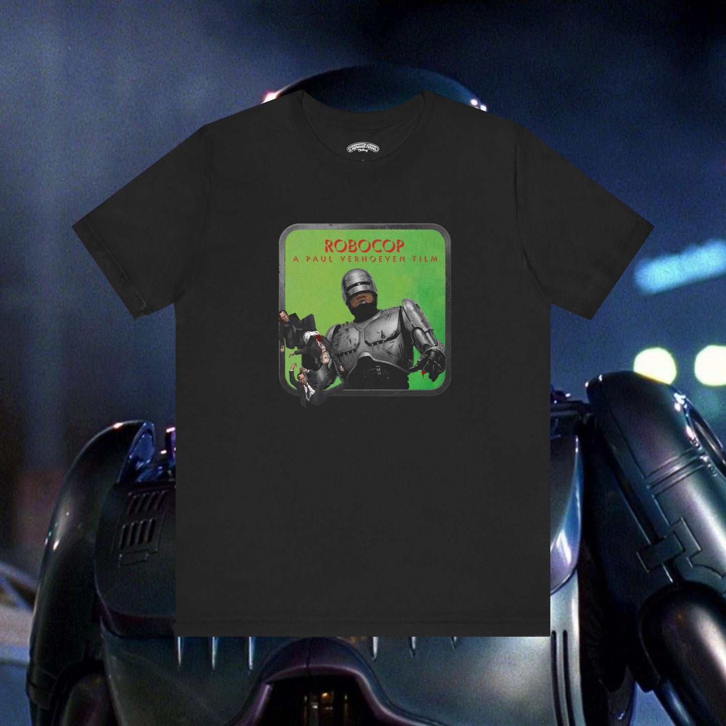Robo Cop meets Queen's News of the World mash up T Shirt
