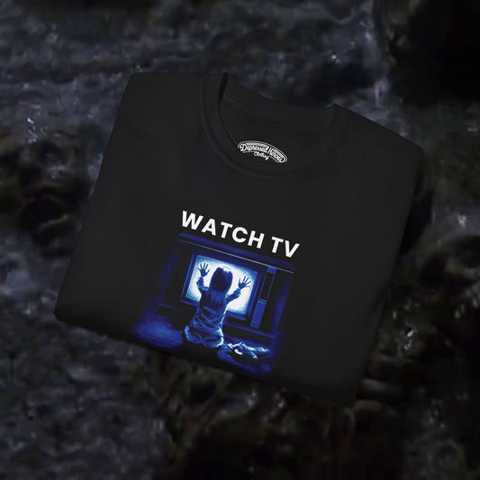Poltergeist meets They Live Watch TV T-Shirt