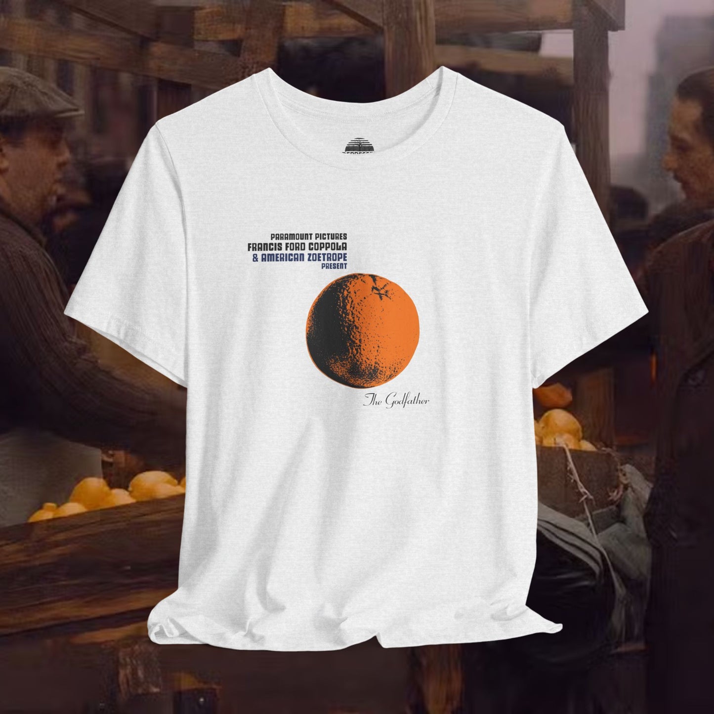 The Godfather Orange Parody Shirt, Velvet Underground Mashup Tee,  Funny Movie Music Fan Gift, Retro Film Art Graphic T-Shirt