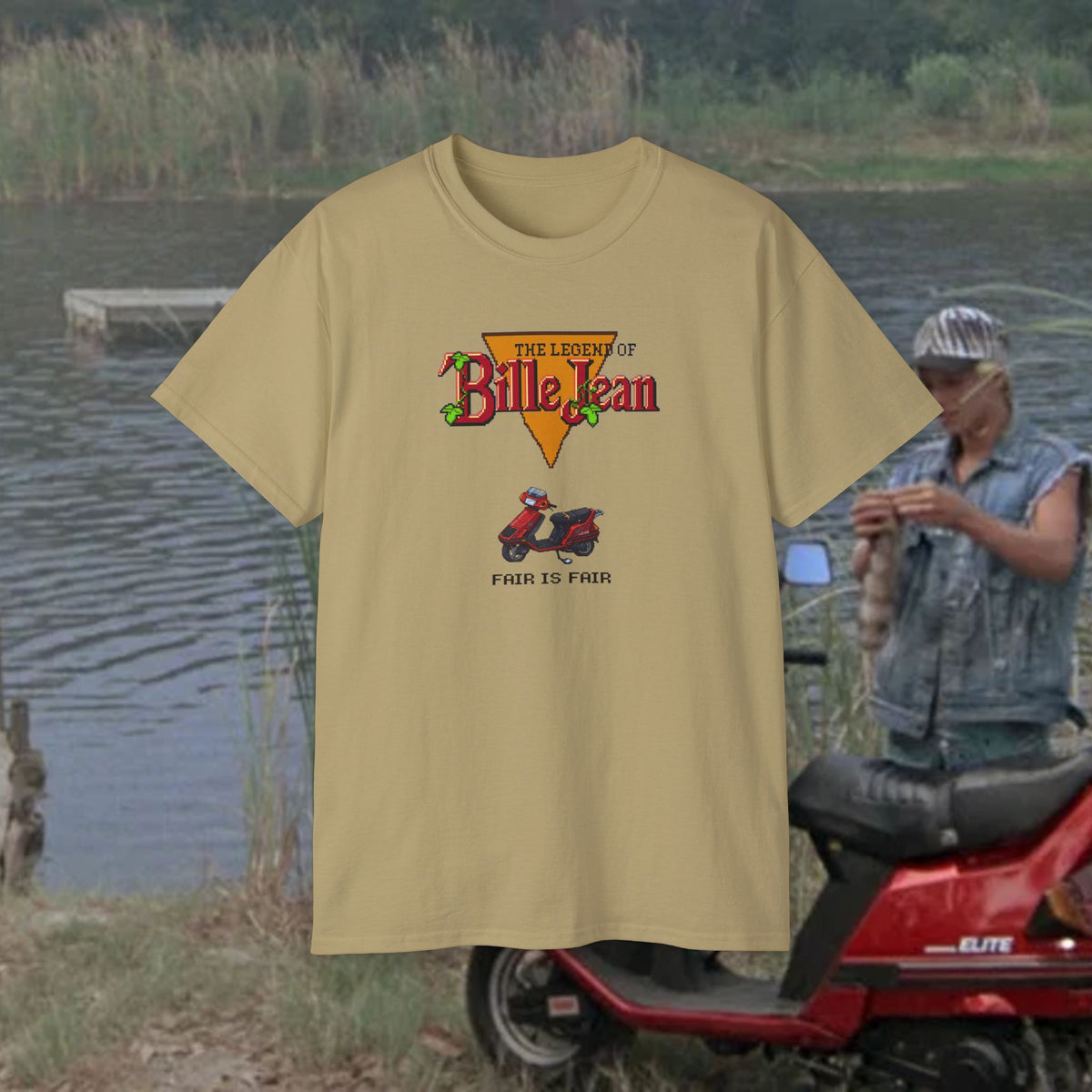Legend of Billie Jean meets classic arcade Fair is Fair! mash up T-Shirt