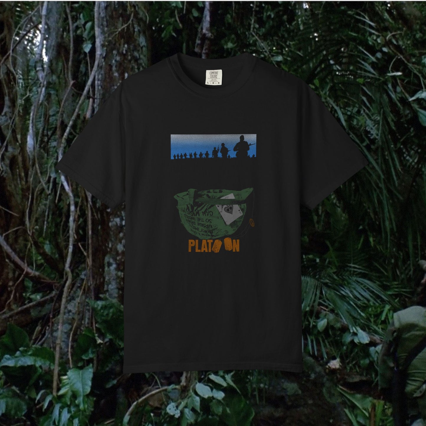 Platoon Vietnam film T-shirt Oliver Stone