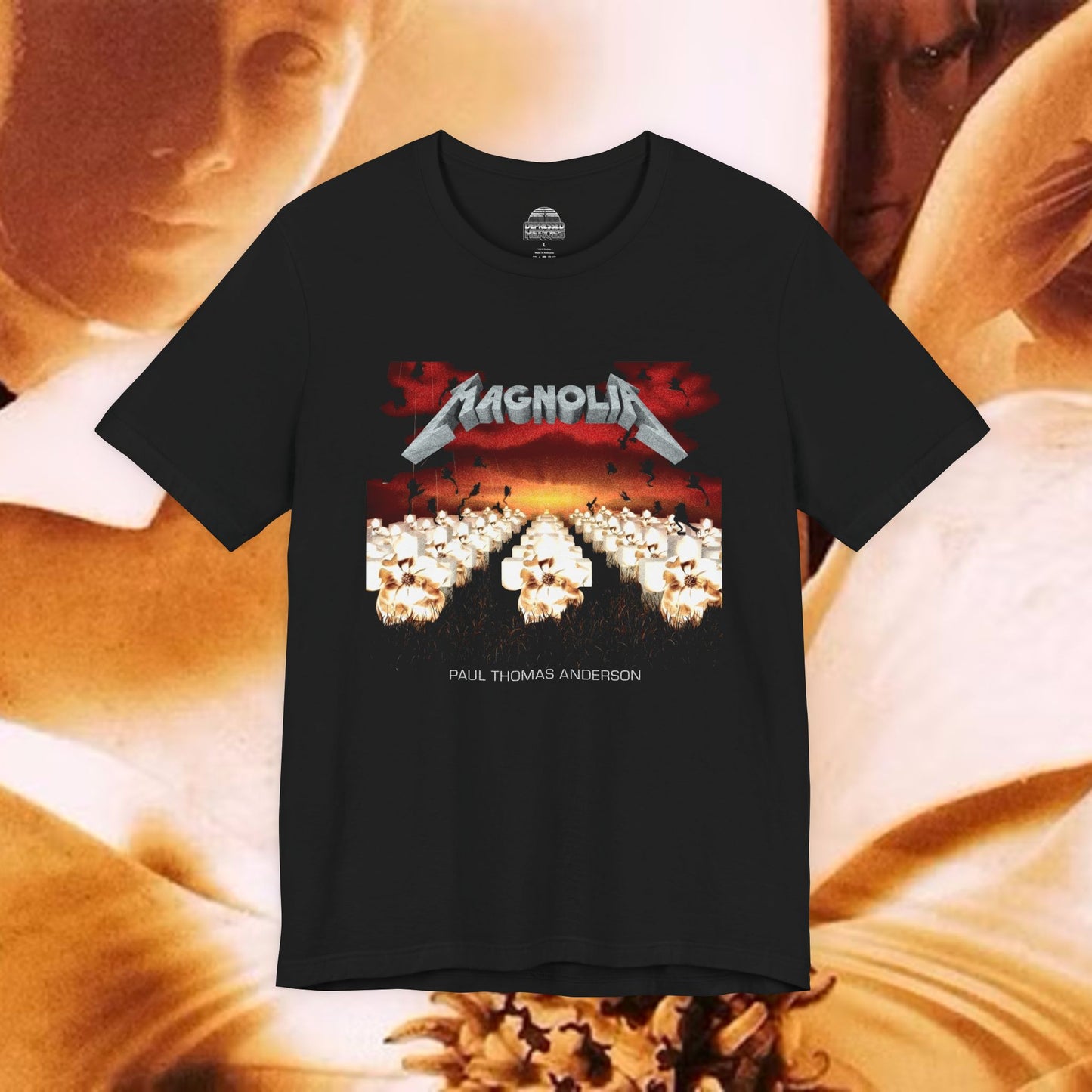 Metallica meets Magnolia Album Art Mash Up Tee