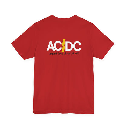 AC/DC vintage style double sided T-Shirt