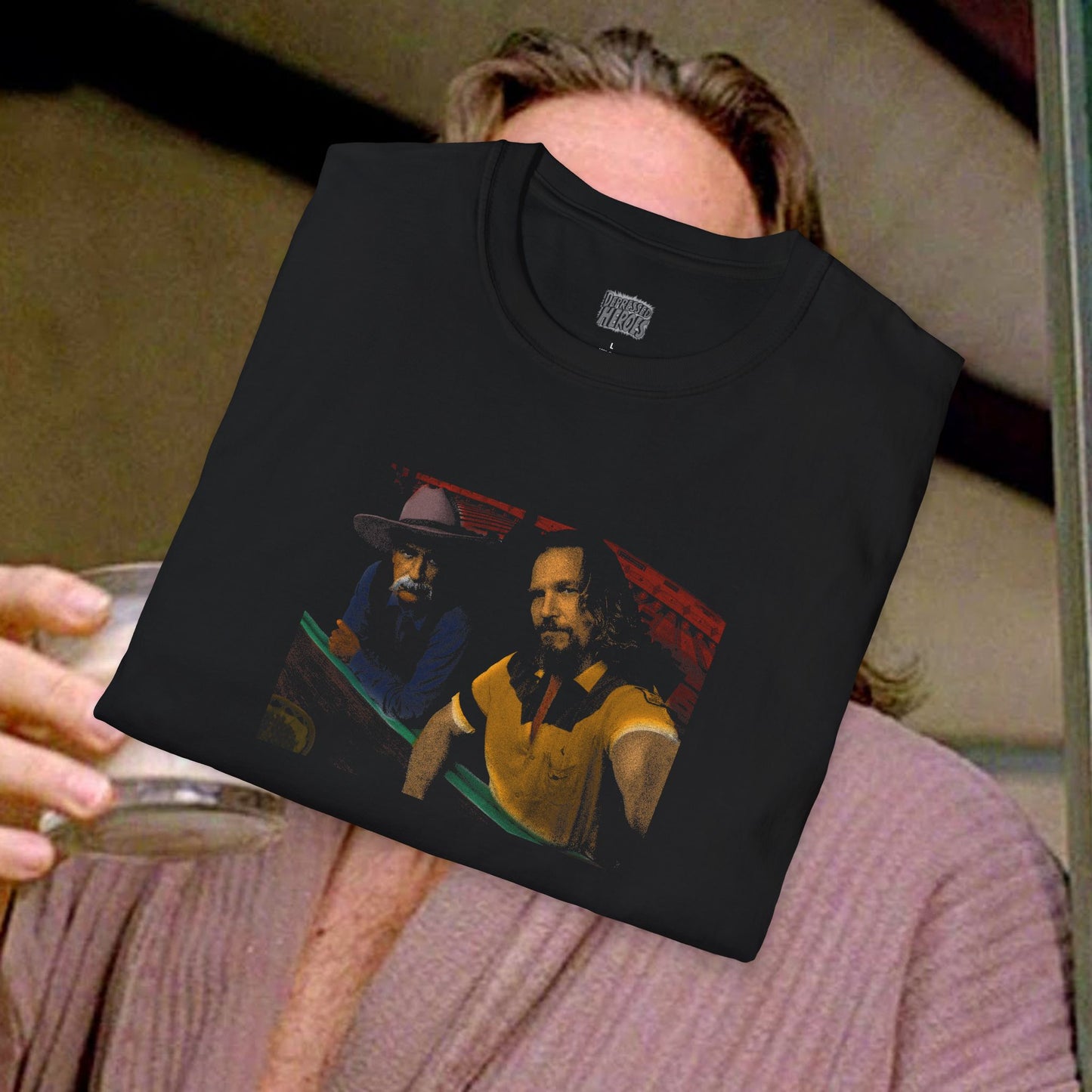 The Big Lebowski The Stranger and The Dude  selfie T-Shirt