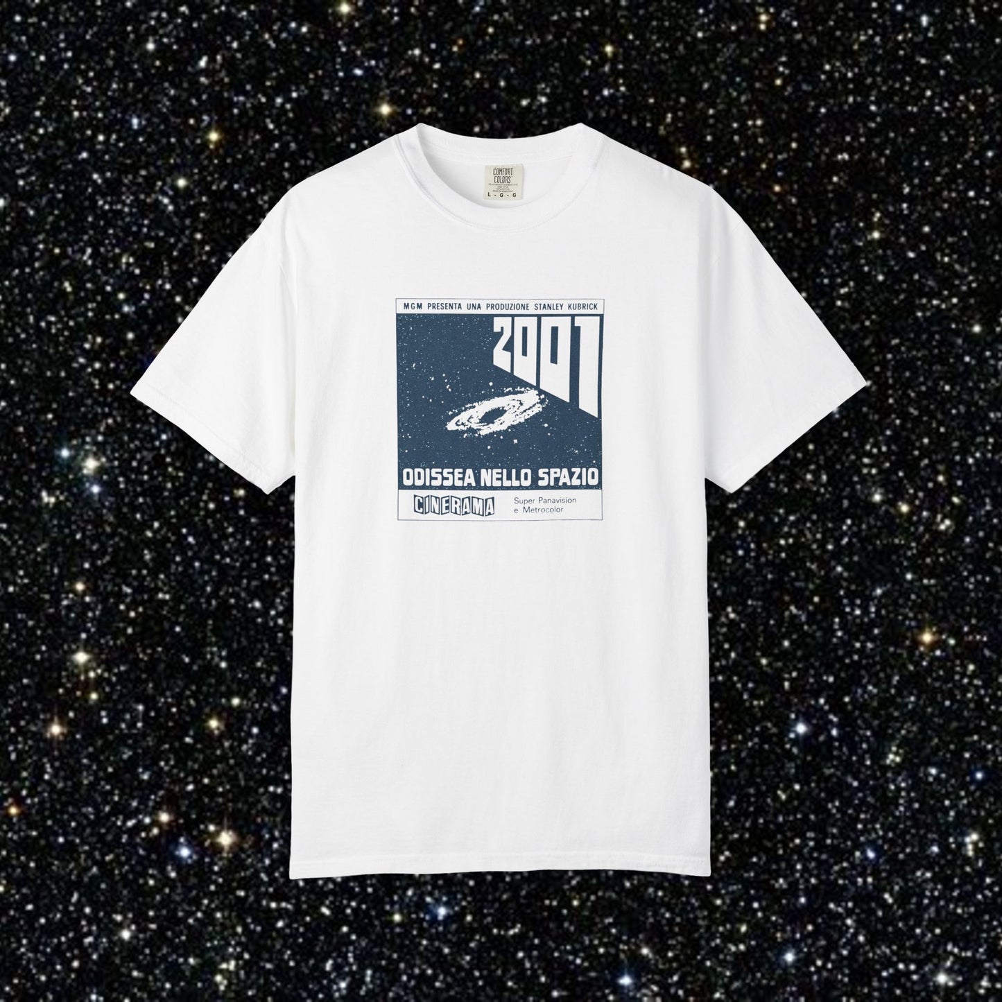 2001: A Space Odyssey Poster T-Shirt | Vintage 1968 Italian Film Art