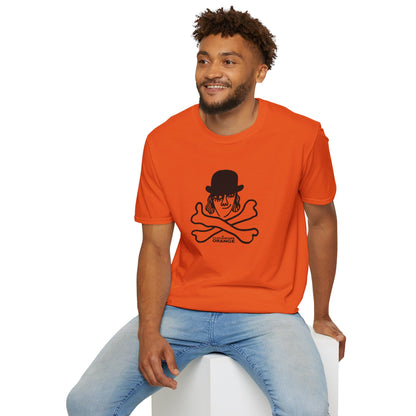 Clockwork Orange Skull and Crossbones vintage design  T-Shirt