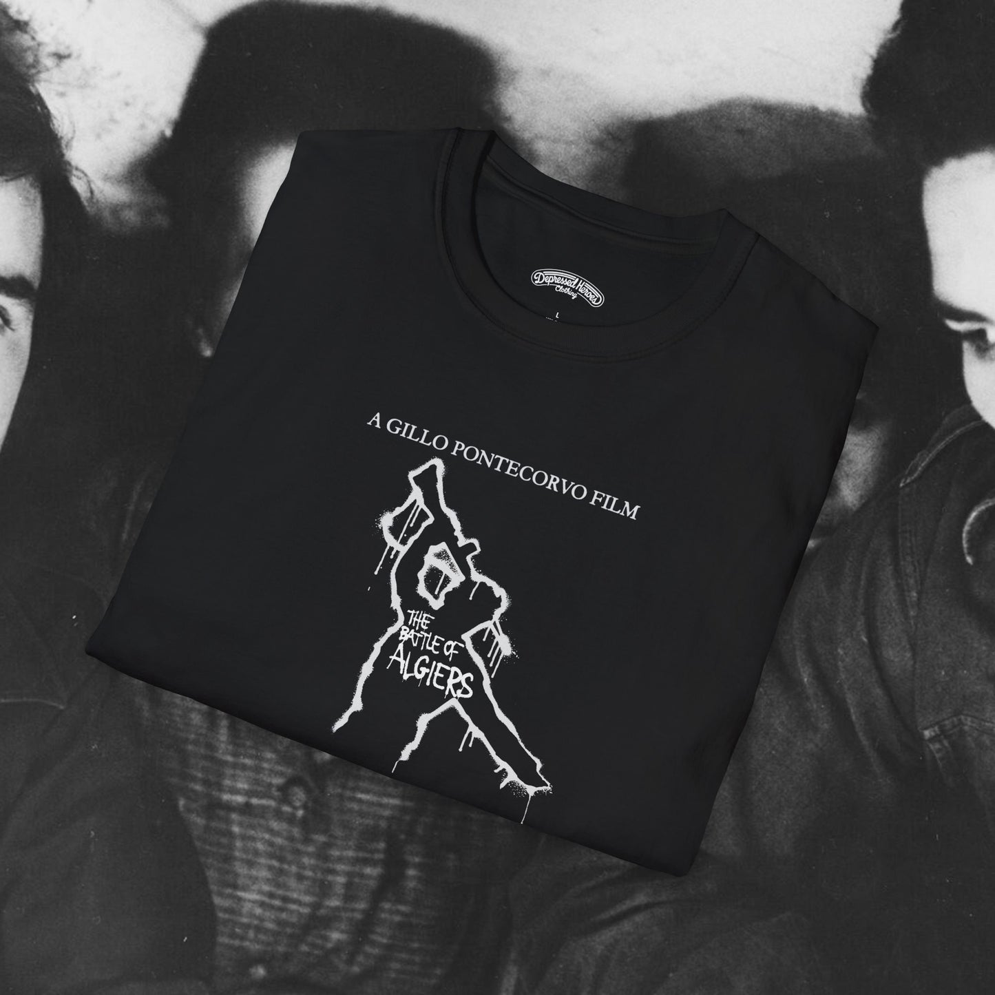 Rage Against the Machine meets The Battle of Algiers Movie T-Shirt — A Gillo Pontecorvo Film