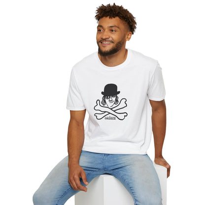Clockwork Orange Skull and Crossbones vintage design  T-Shirt