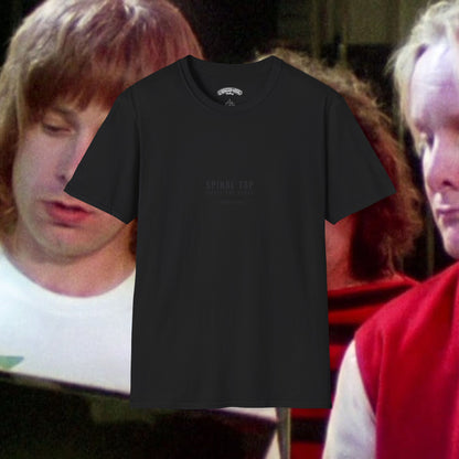 Spinal Tap Smell The Glove none more black T-Shirt