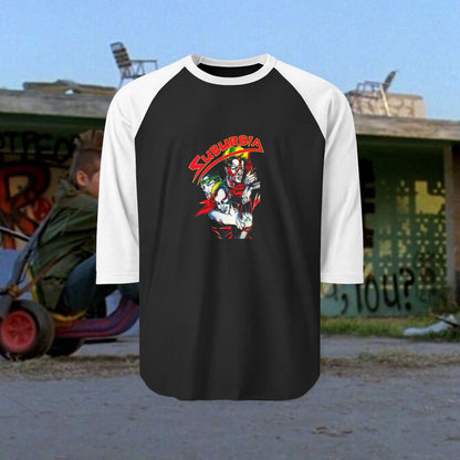 Suburbia Penolope Spheeris cult punk rock classic – Unisex Three-Quarter Sleeve Raglan Shirt